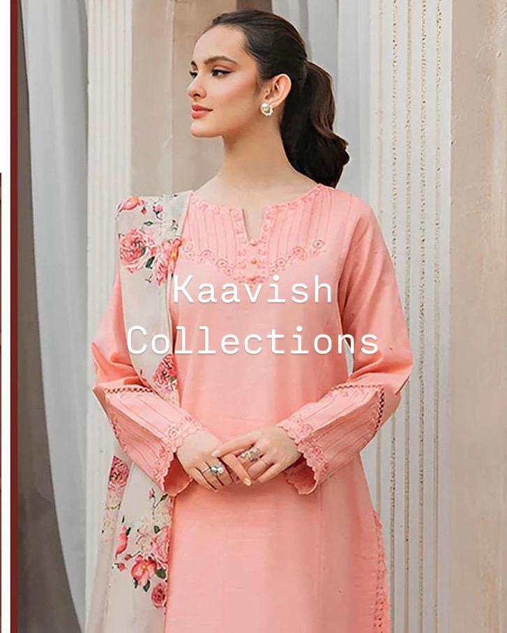 Pink Colour Lawn Suit with Coral Printed Dupatta 3pc